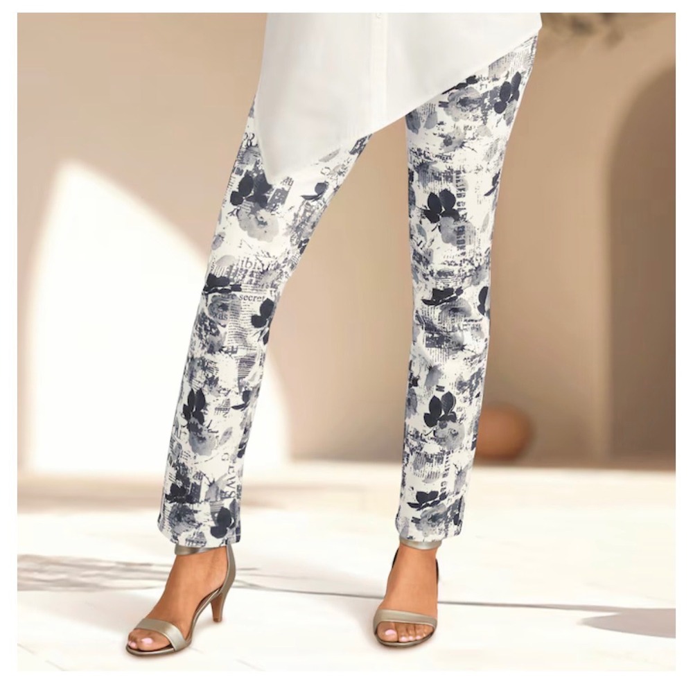 Ashro Peeta Printed Jeans – Size 6 – NWOT – Women's